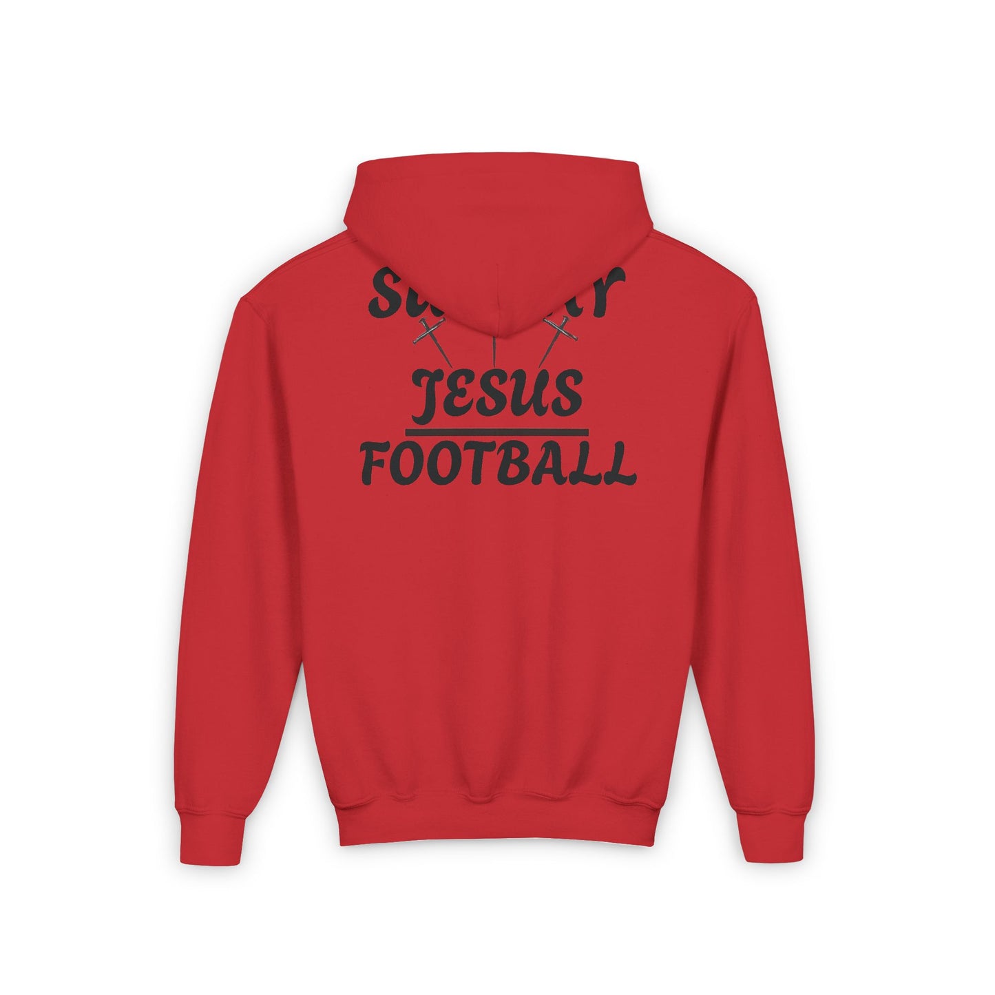 Sunday JESUS And Football Youth Hoodie