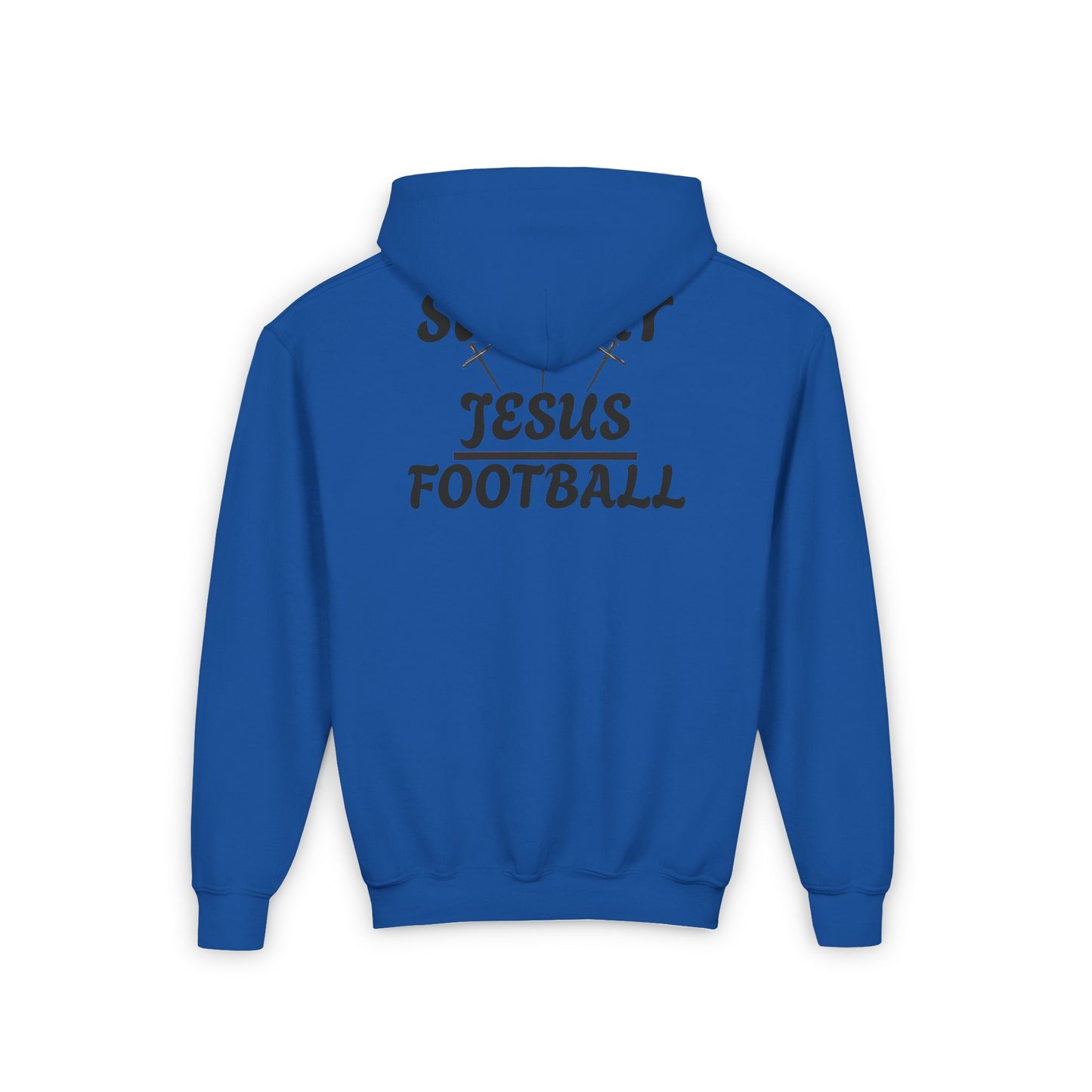 Sunday JESUS And Football Youth Hoodie