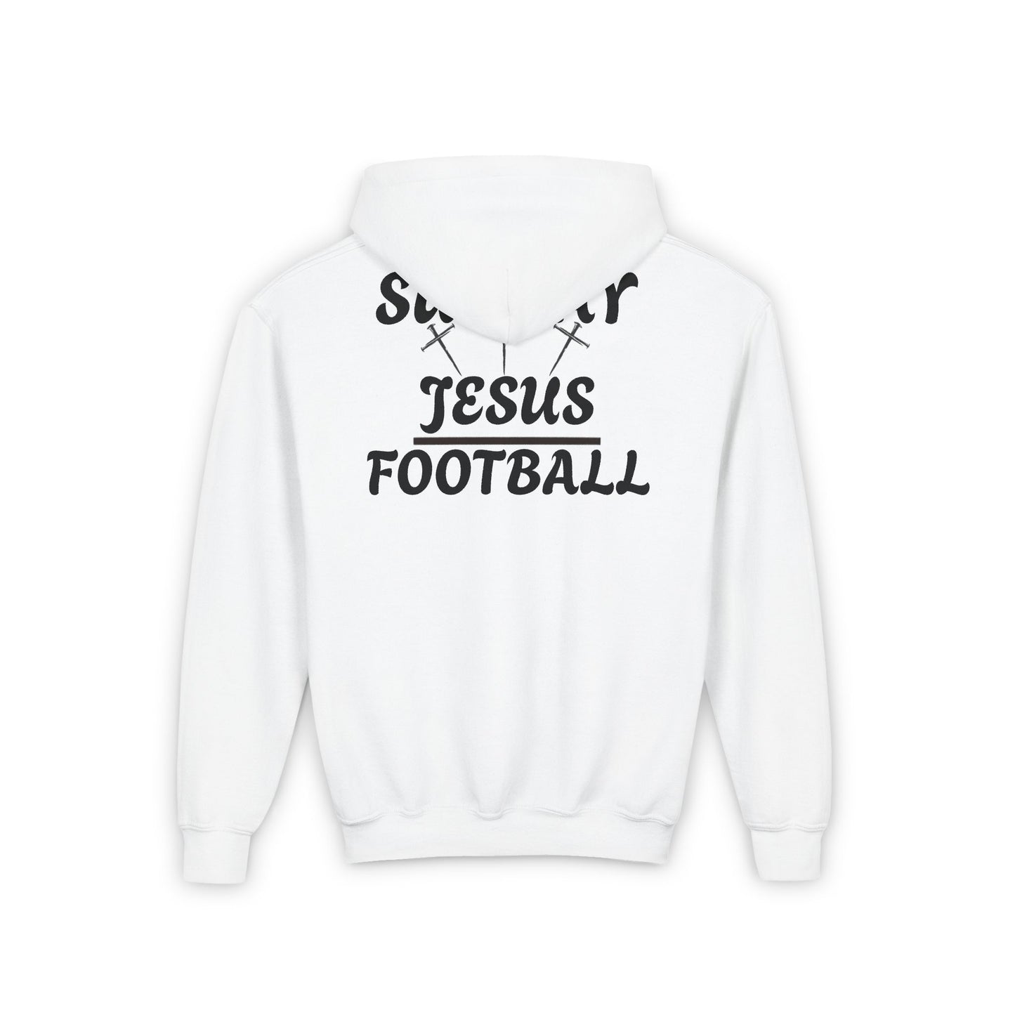 Sunday JESUS And Football Youth Hoodie