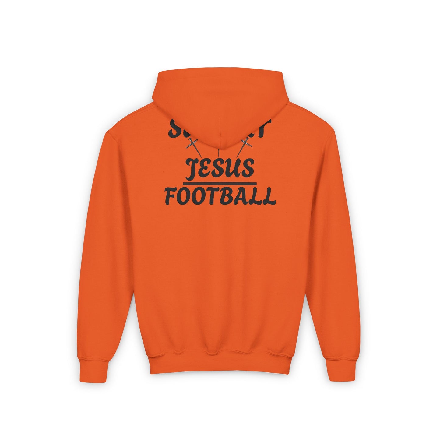 Sunday JESUS And Football Youth Hoodie
