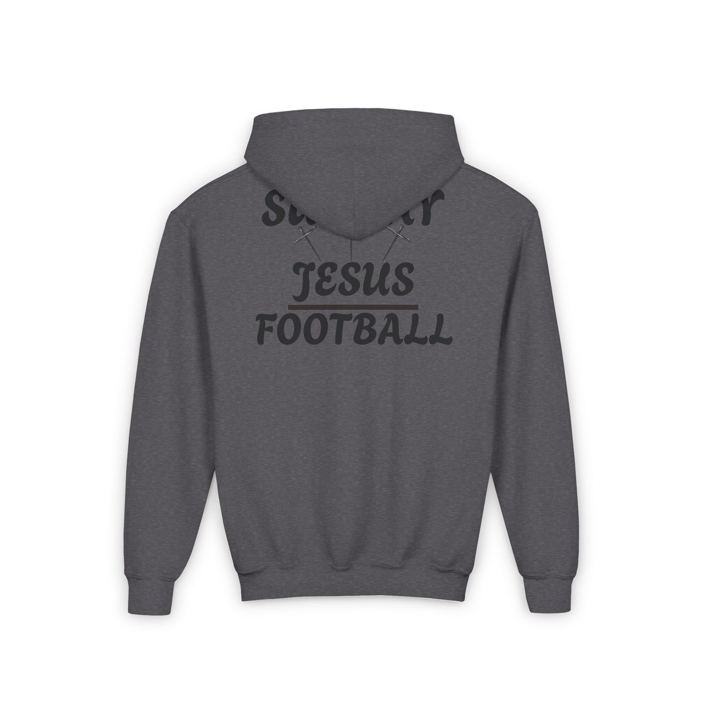 Sunday JESUS And Football Youth Hoodie