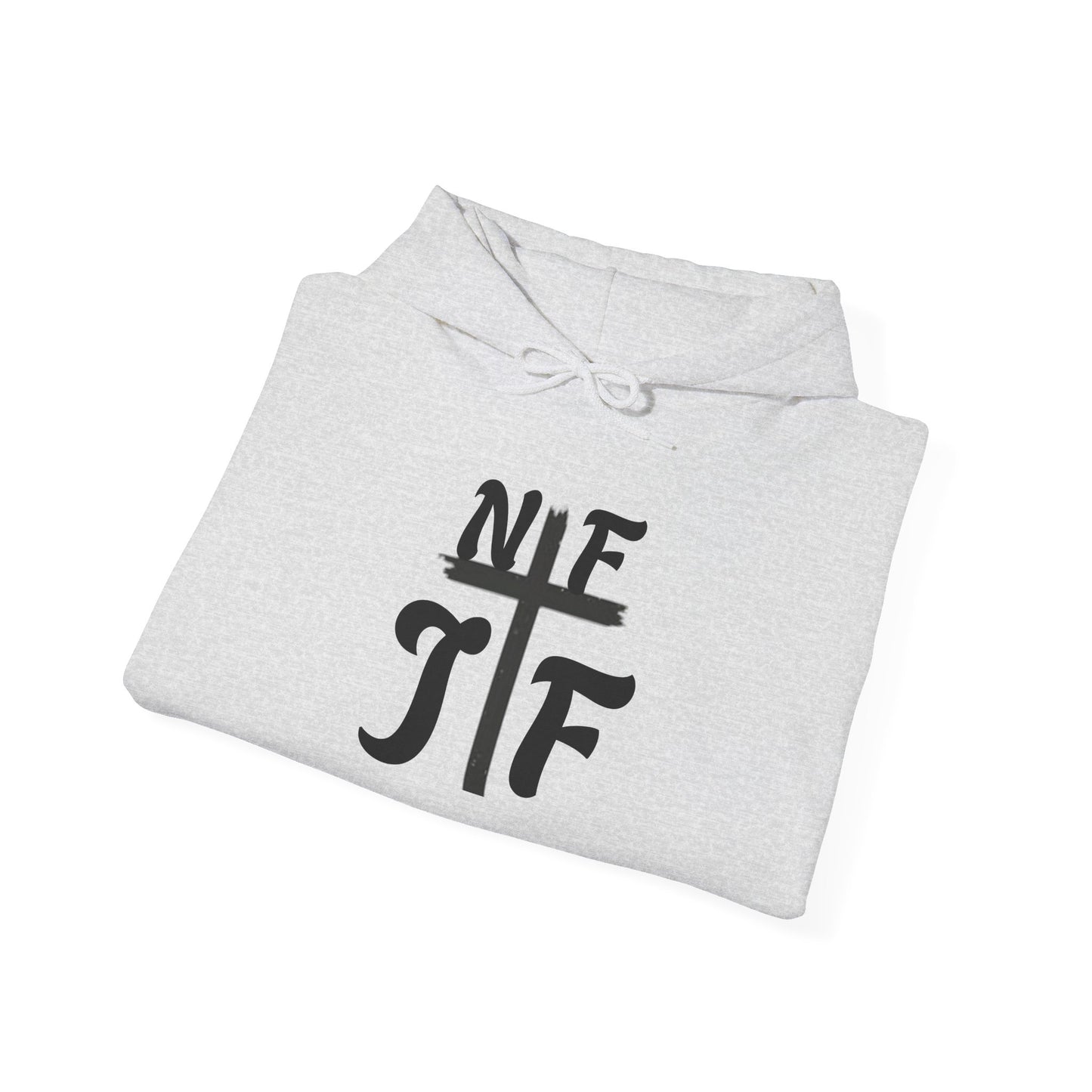 No Fear Just Faith square Unisex Hoodie