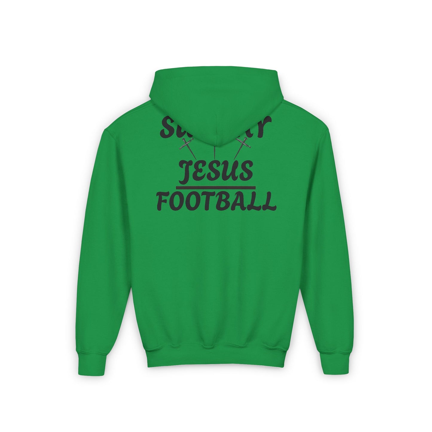 Sunday JESUS And Football Youth Hoodie