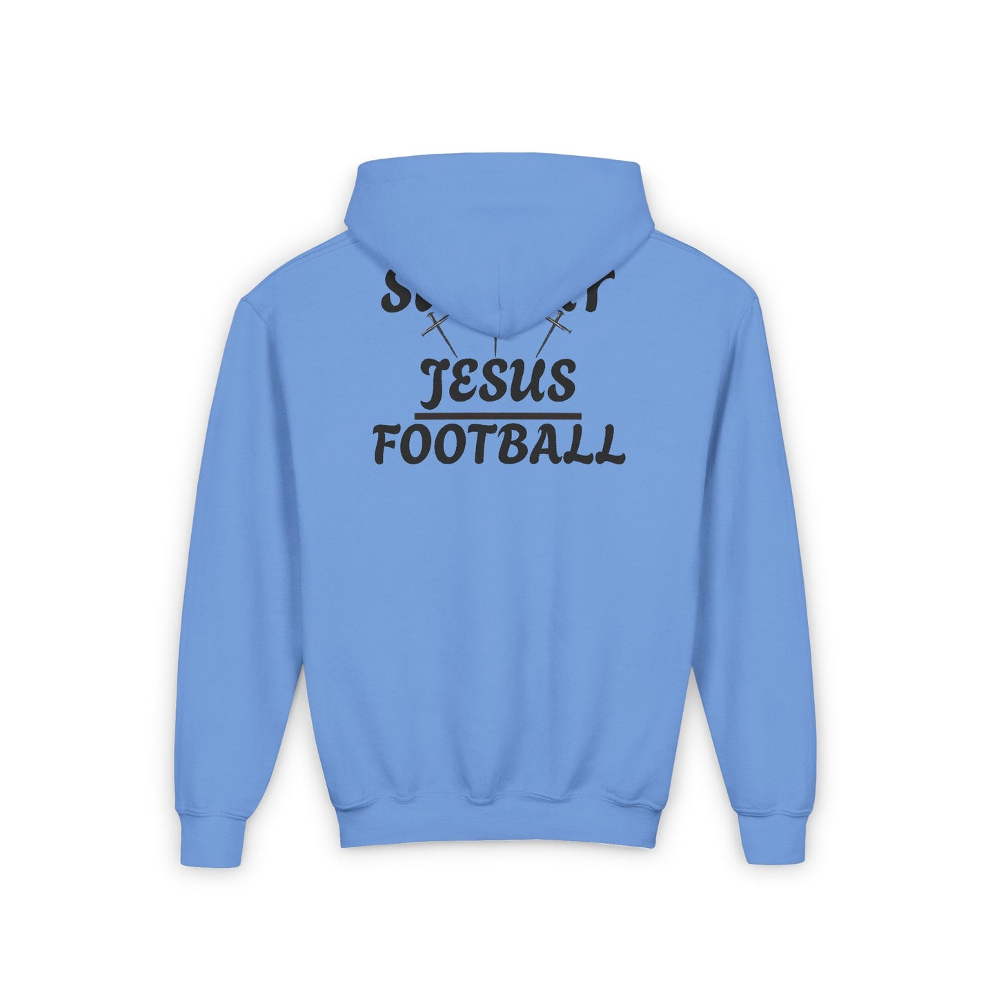 Sunday JESUS And Football Youth Hoodie