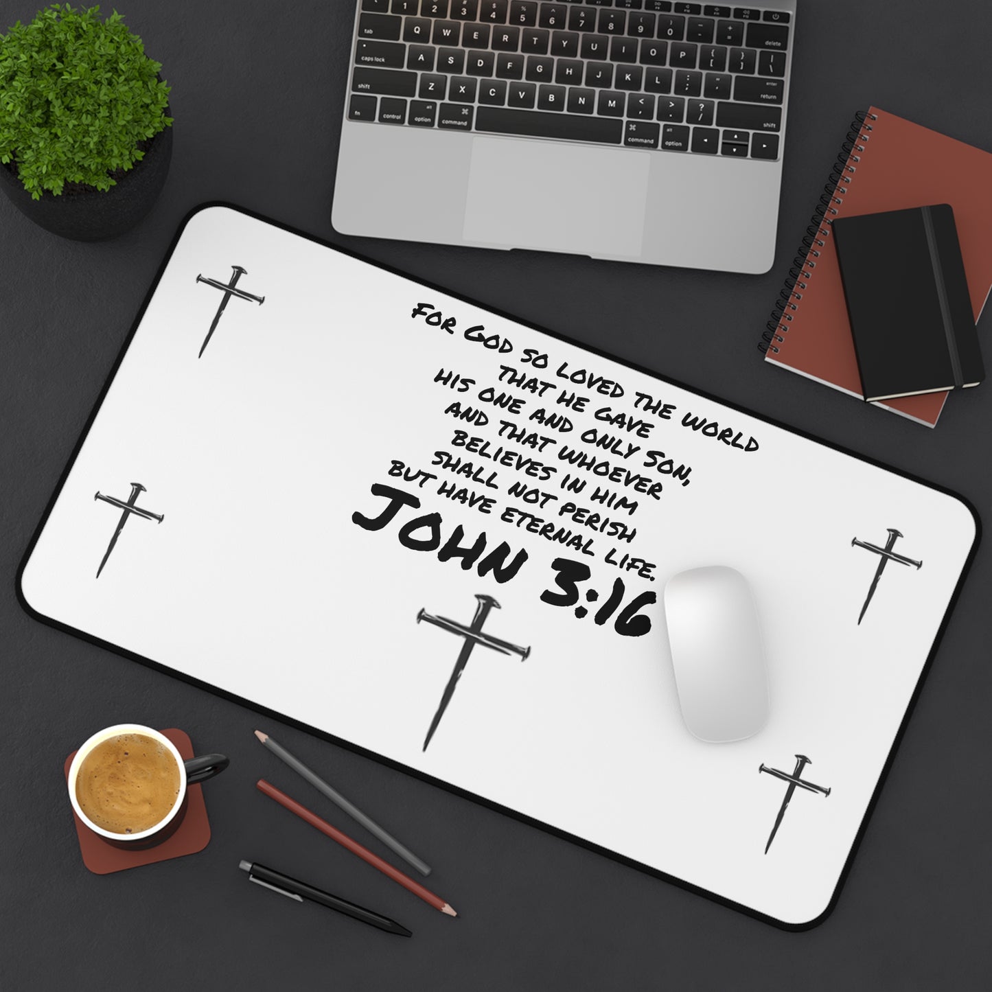 John 3:16 Desk Mat