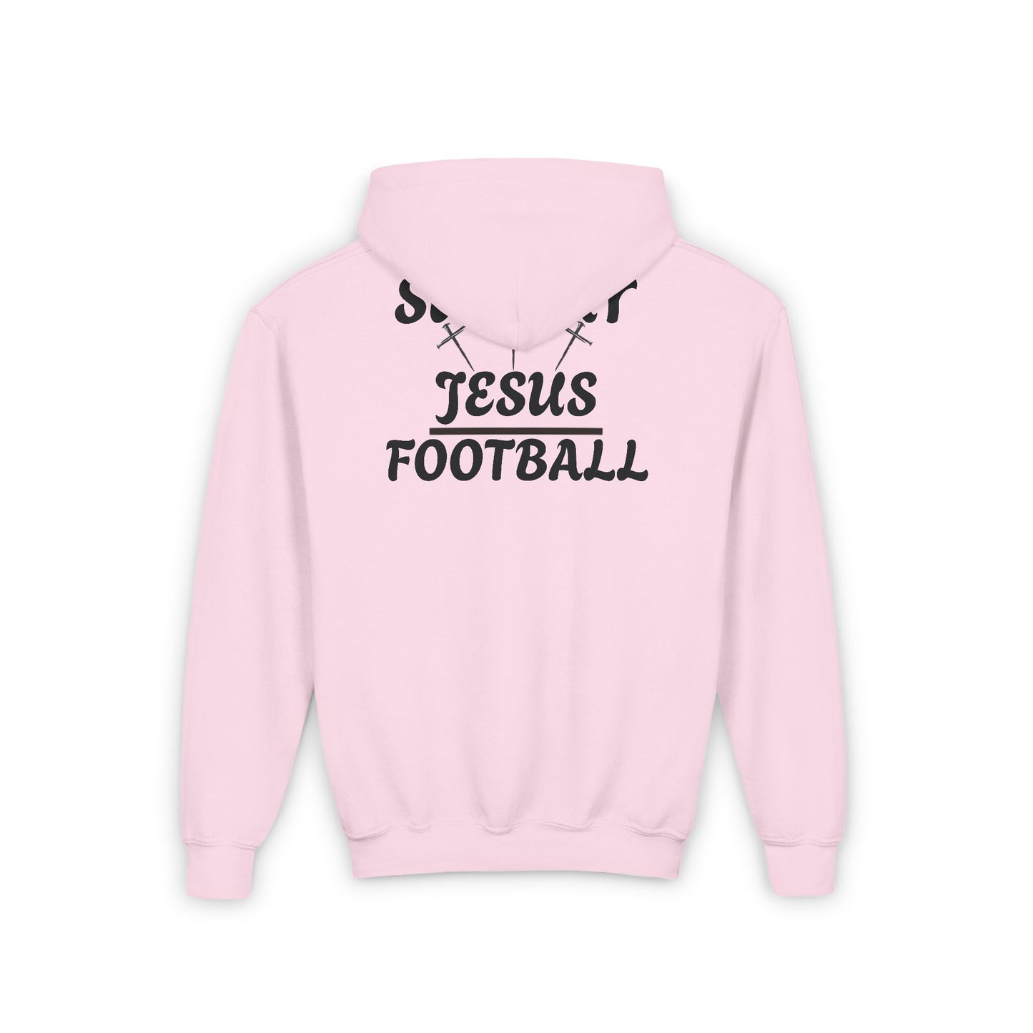 Sunday JESUS And Football Youth Hoodie