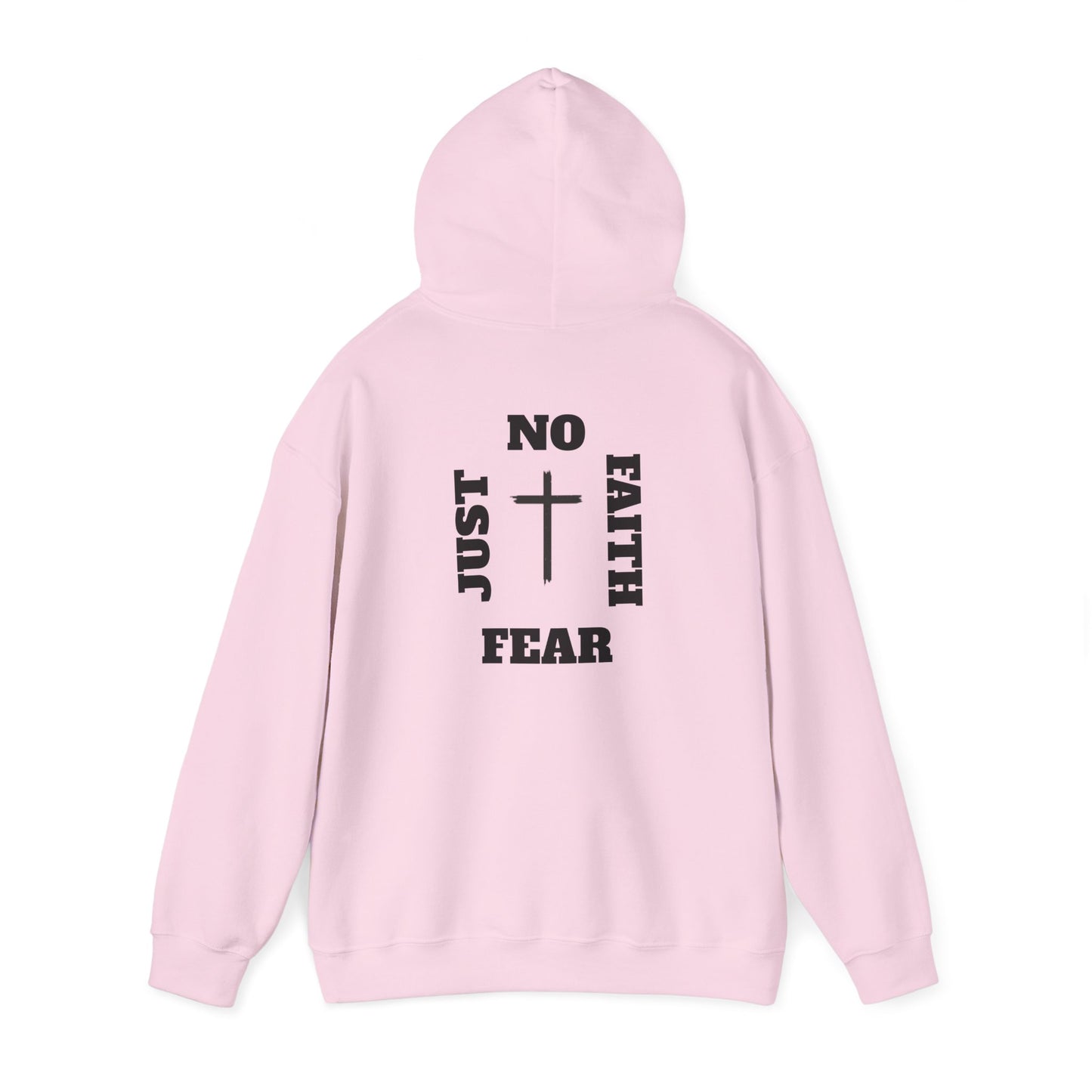 No Fear Just Faith square Unisex Hoodie