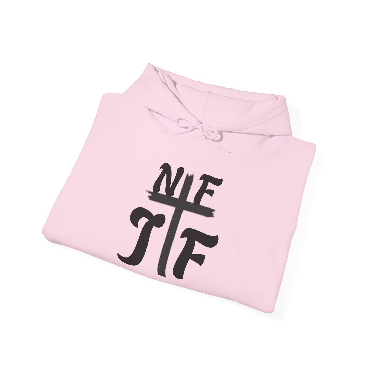 No Fear Just Faith square Unisex Hoodie