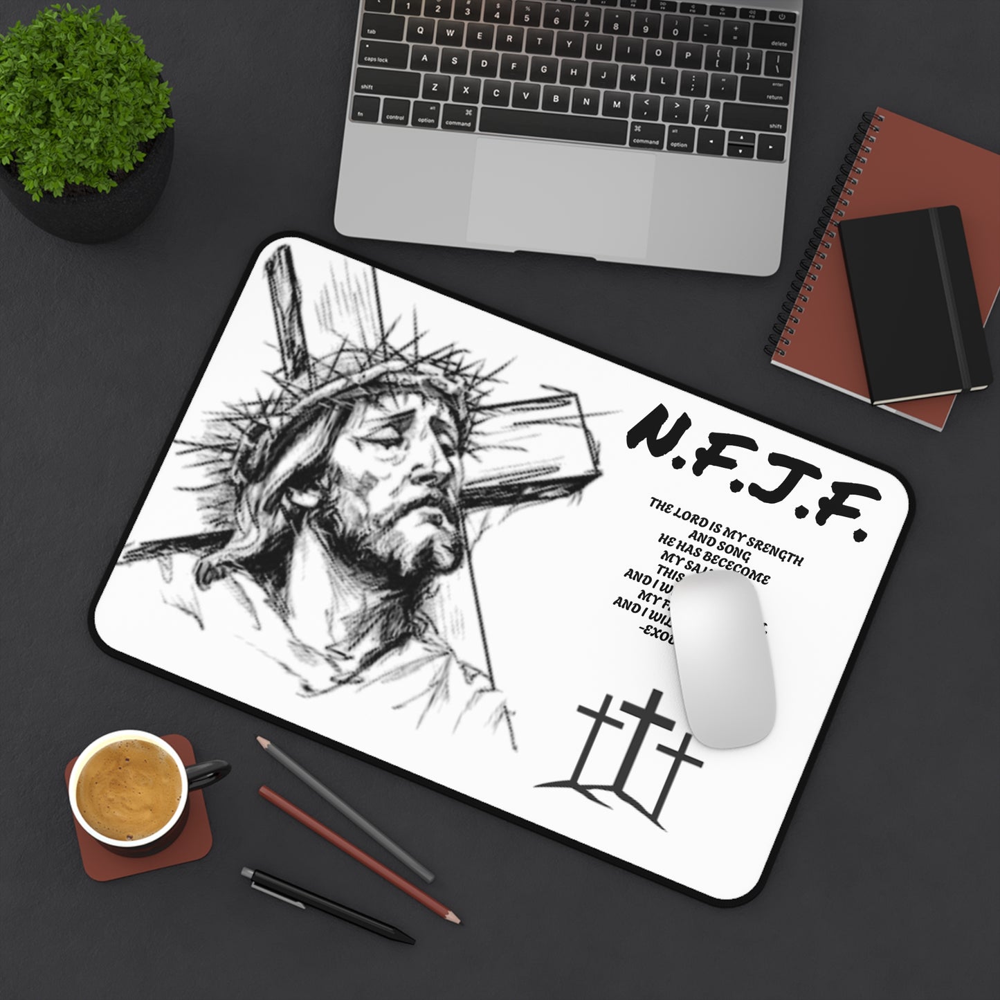 Jesus Desk Mat