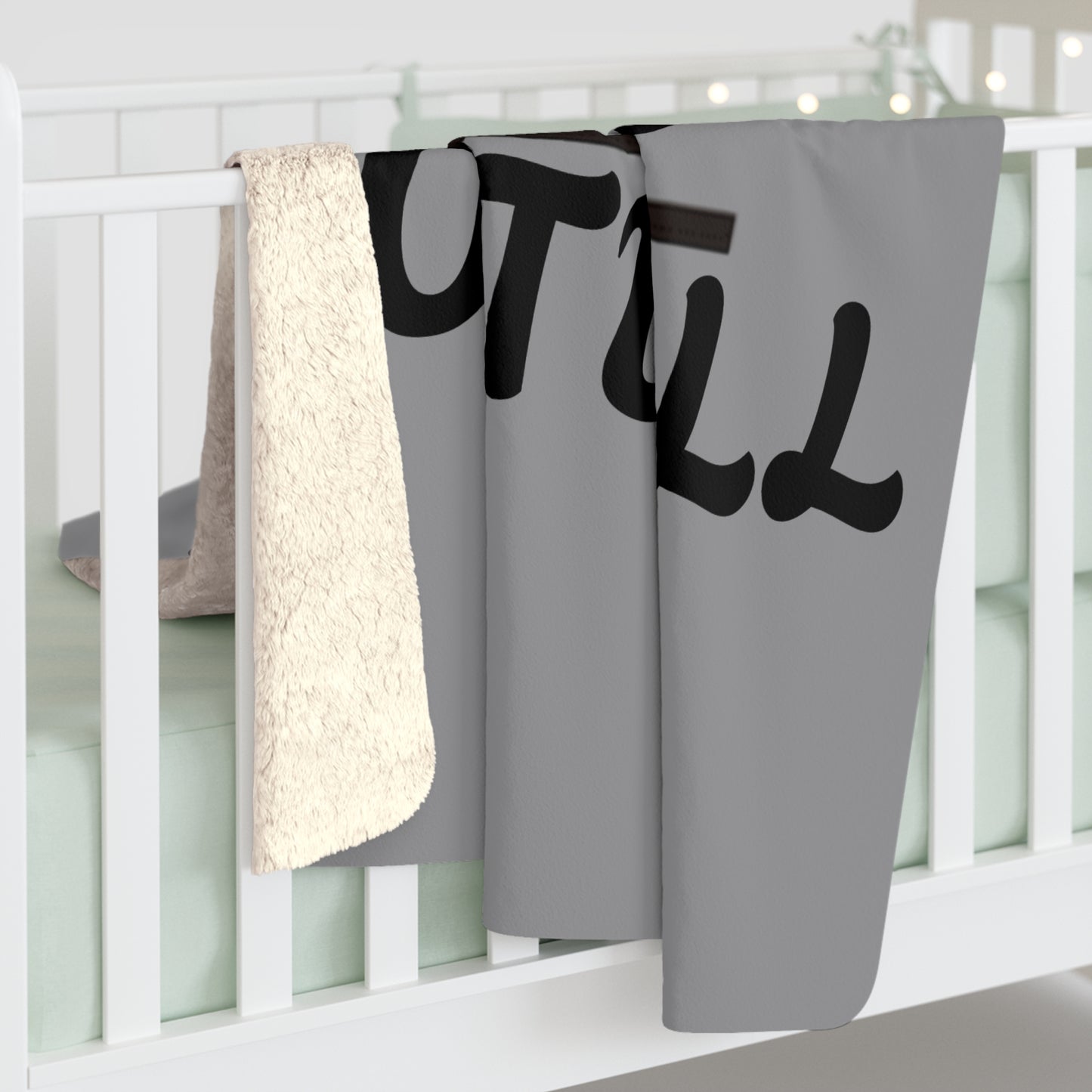 Sunday Sherpa Fleece Blanket