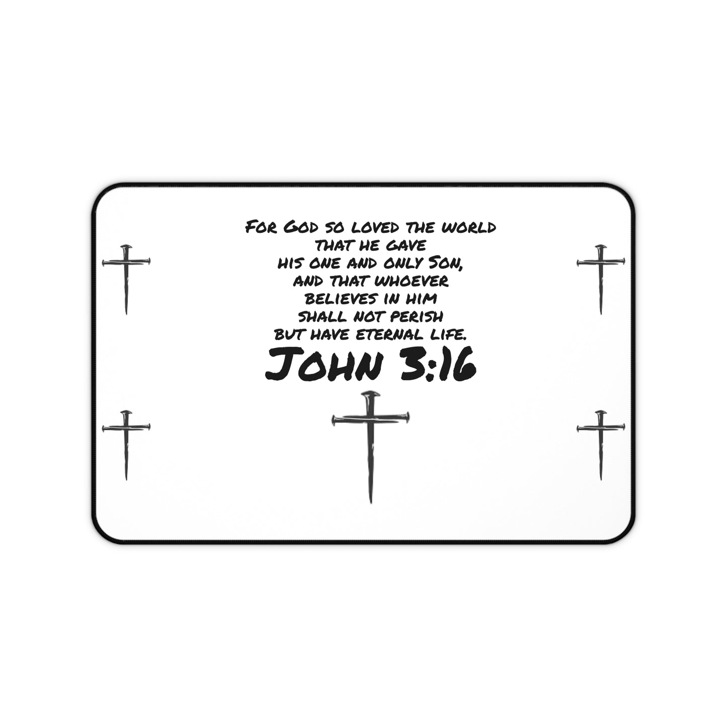 John 3:16 Desk Mat