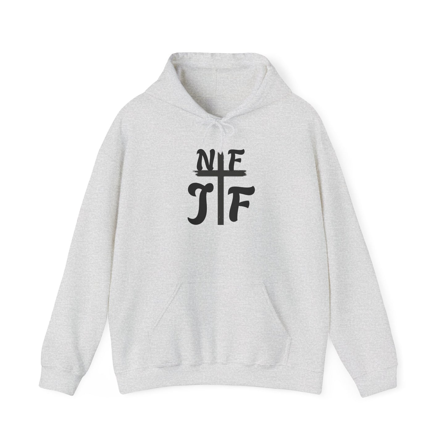 No Fear Just Faith square Unisex Hoodie