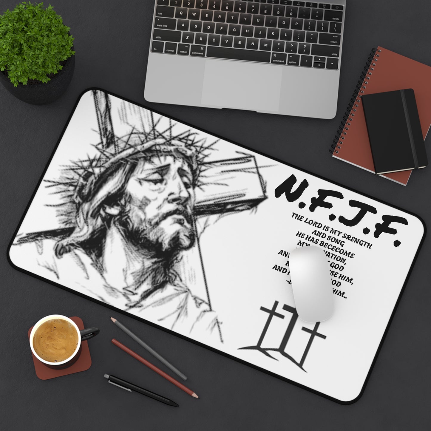 Jesus Desk Mat