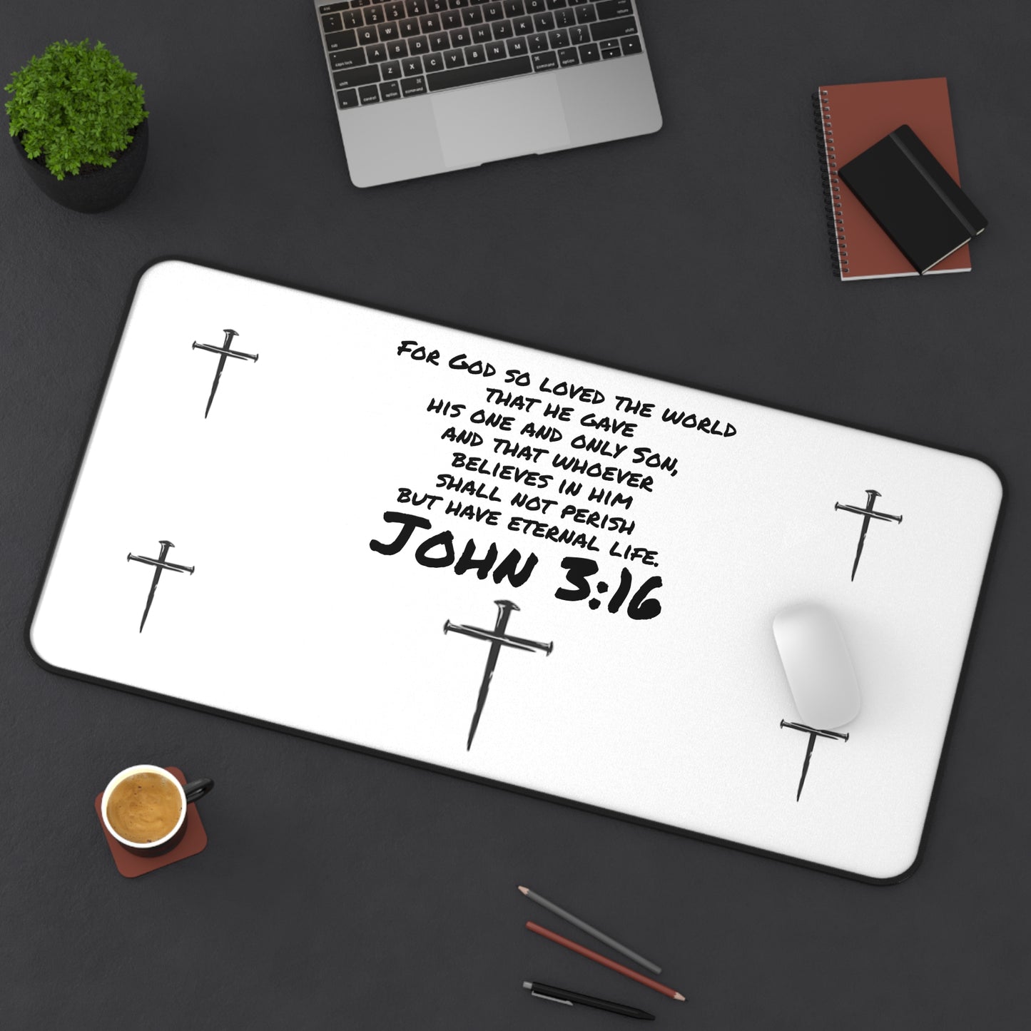 John 3:16 Desk Mat