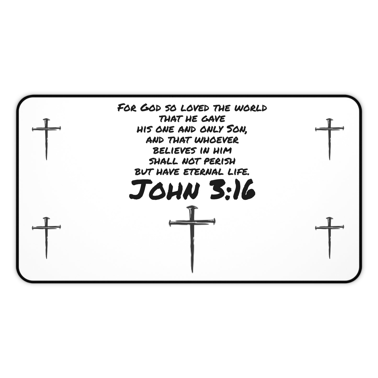 John 3:16 Desk Mat
