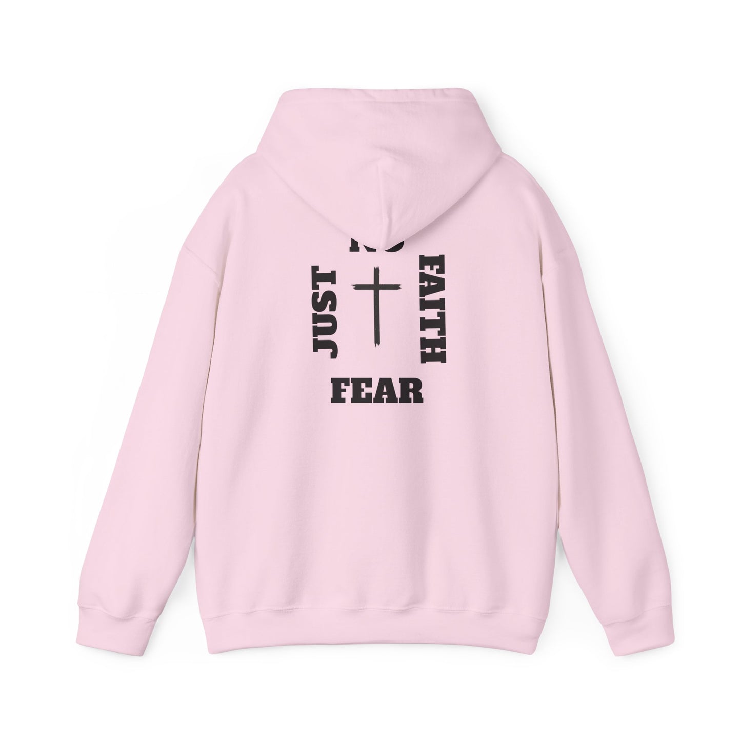 No Fear Just Faith square Unisex Hoodie