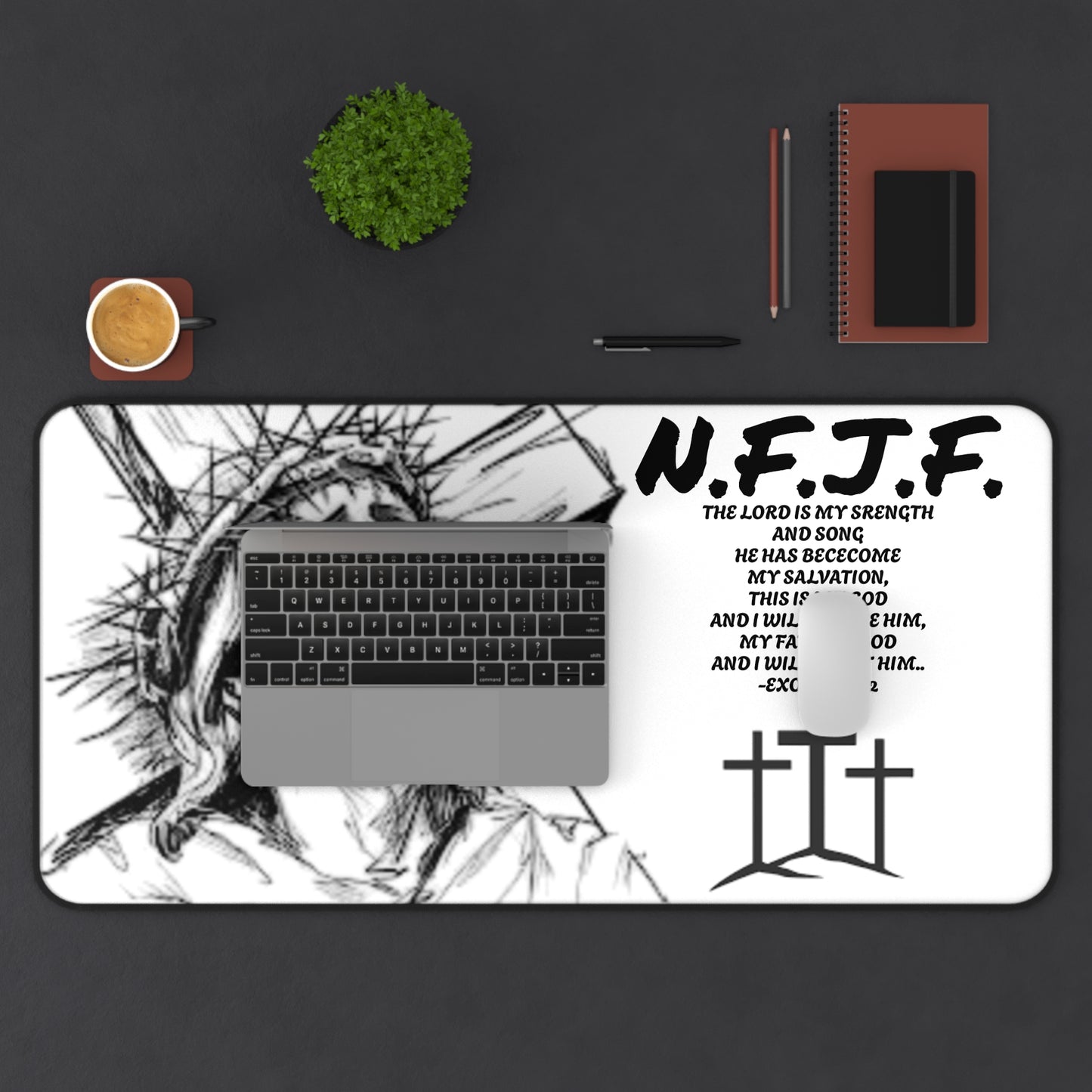 Jesus Desk Mat