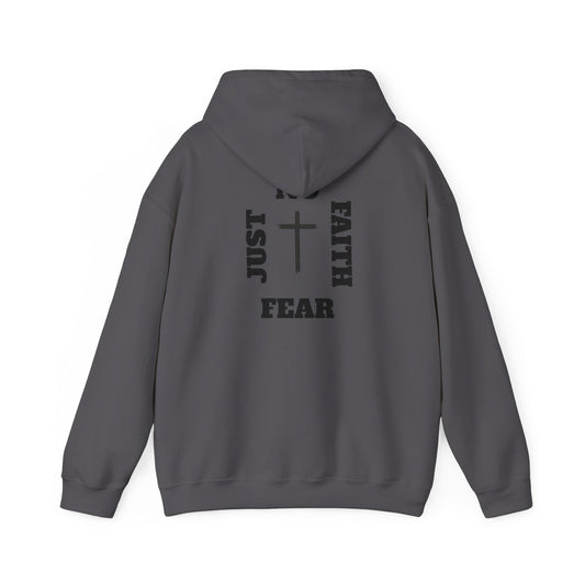 No Fear Just Faith square Unisex Hoodie