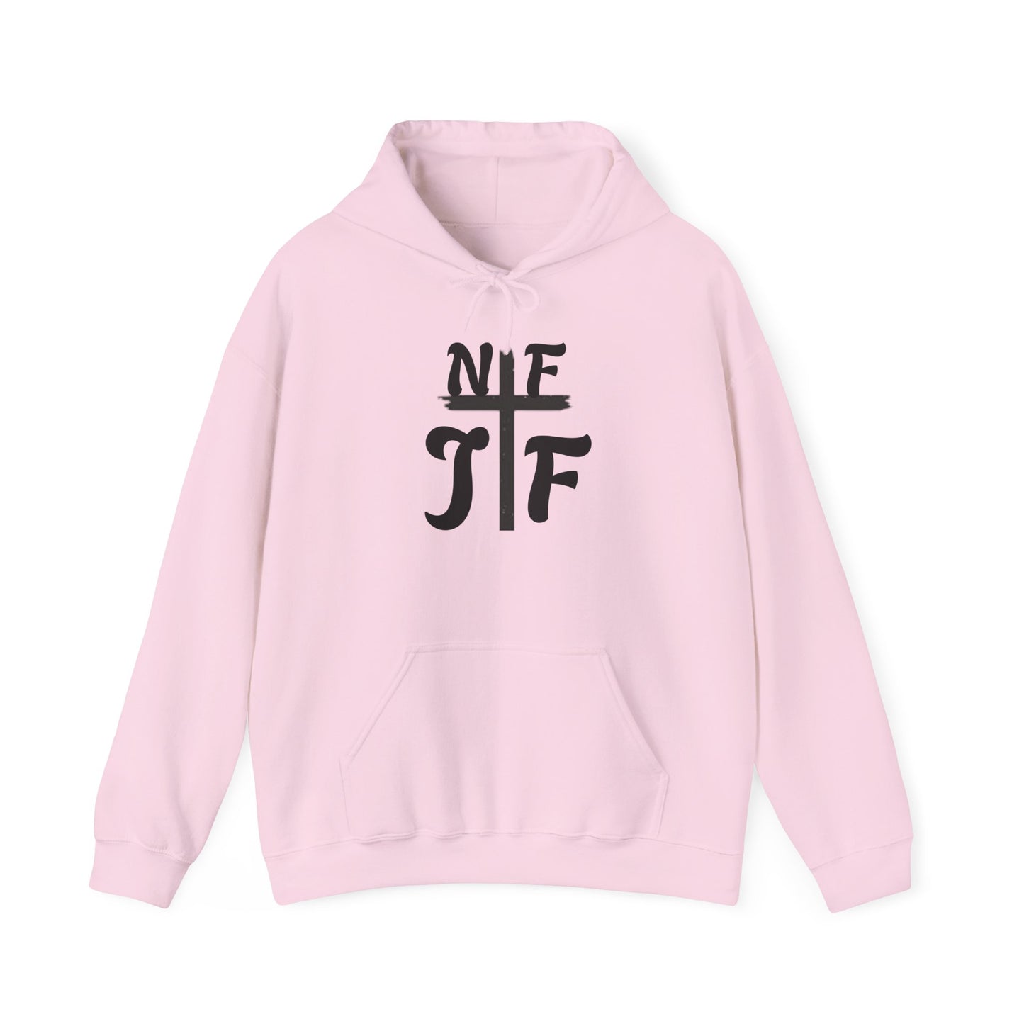 No Fear Just Faith square Unisex Hoodie