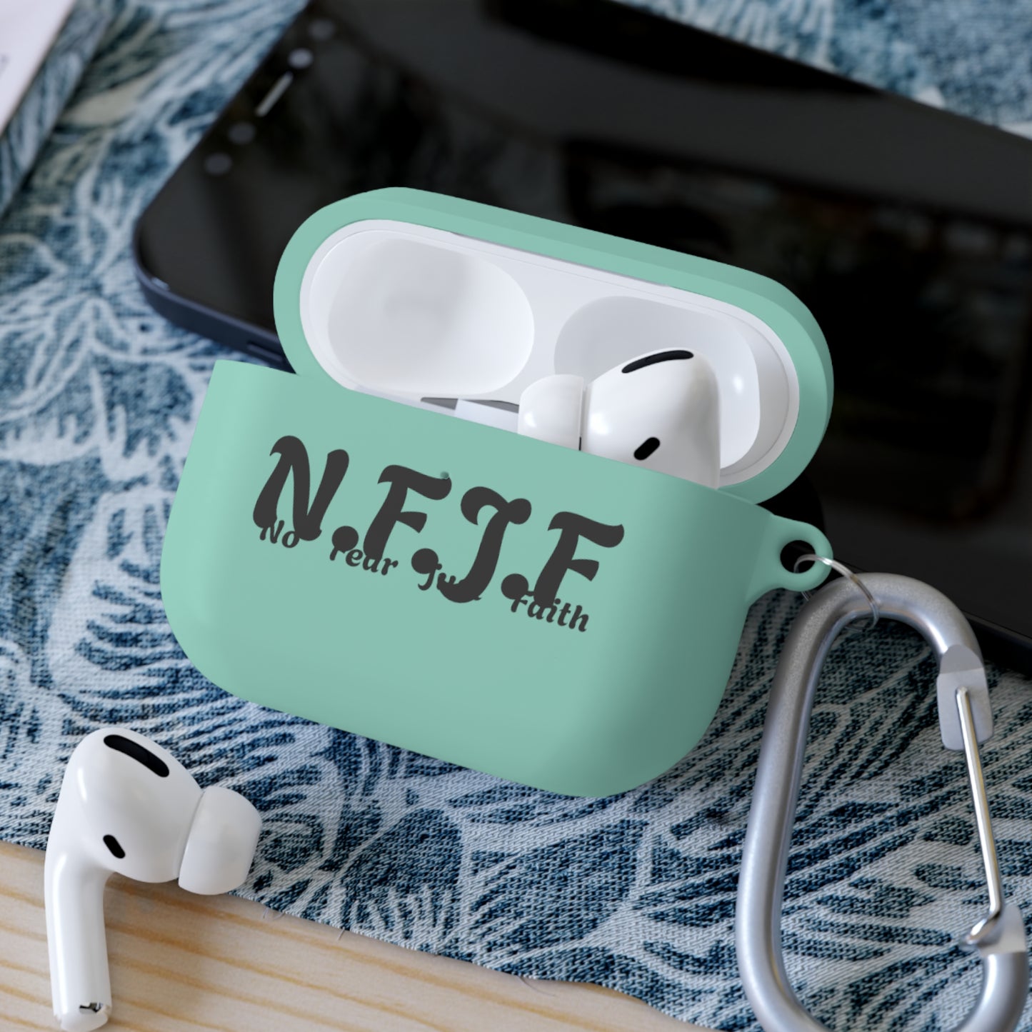 No Fear Just Faith AirPods Case