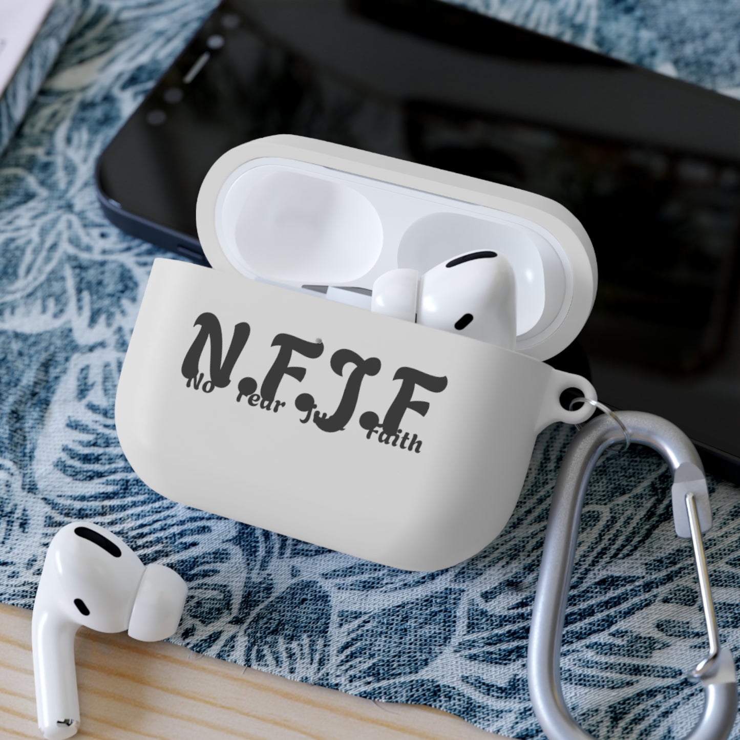 No Fear Just Faith AirPods Case