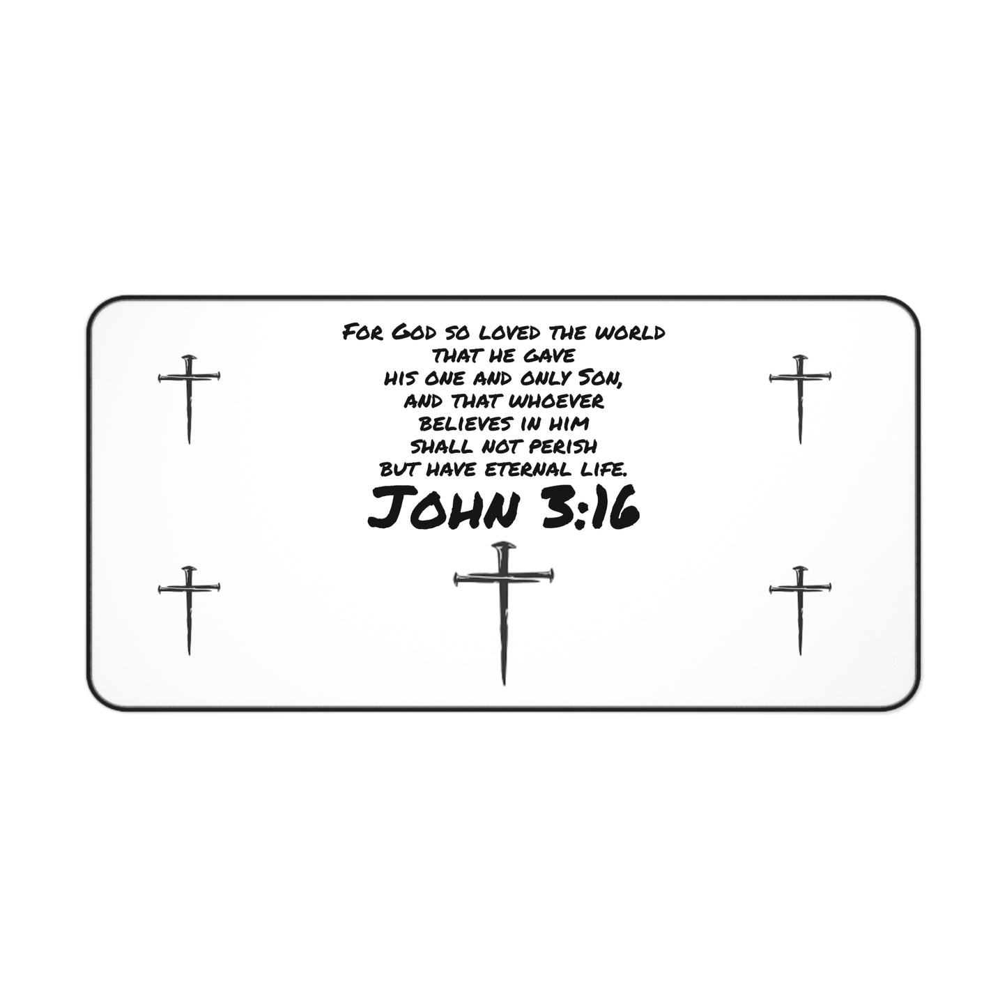 John 3:16 Desk Mat
