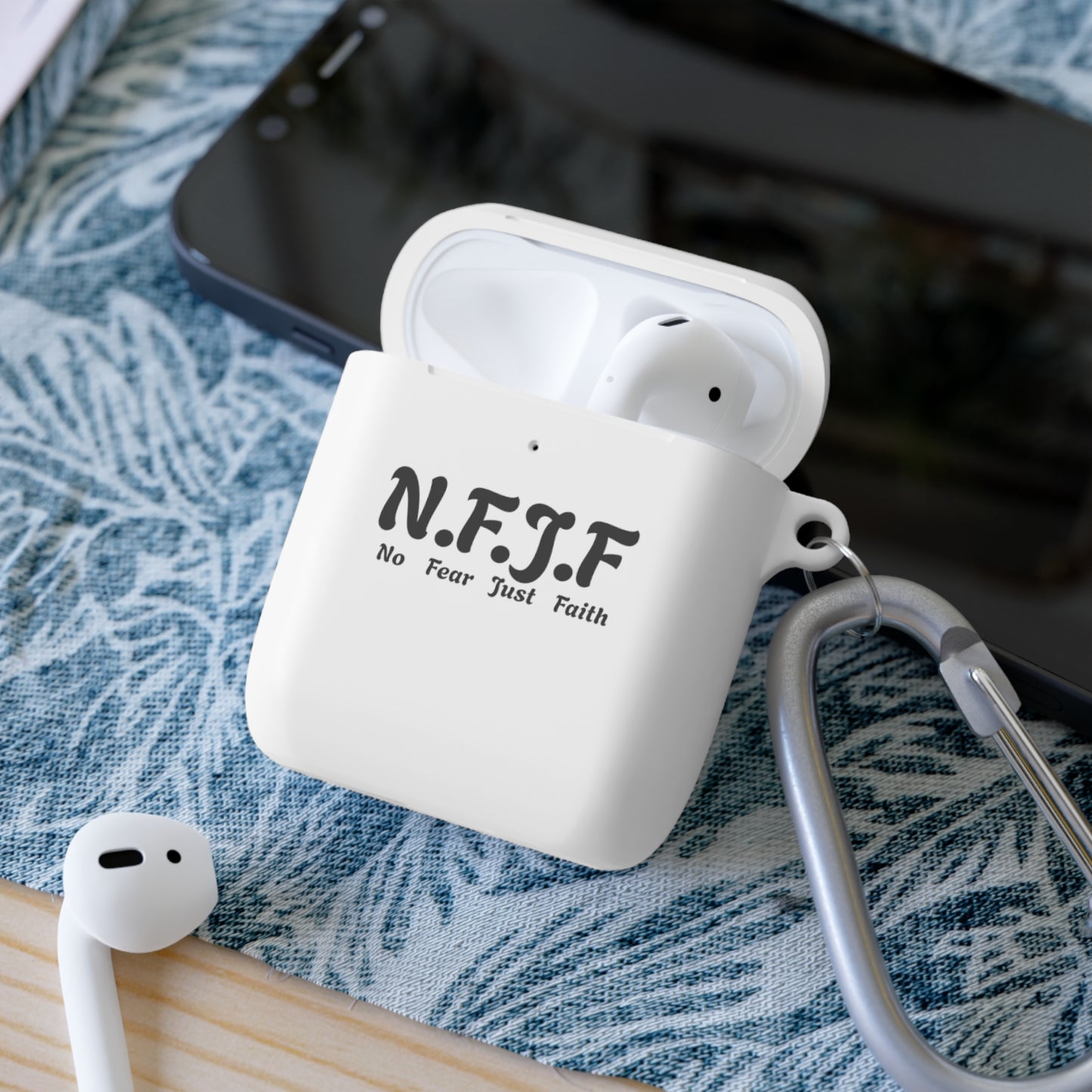 No Fear Just Faith AirPods Case