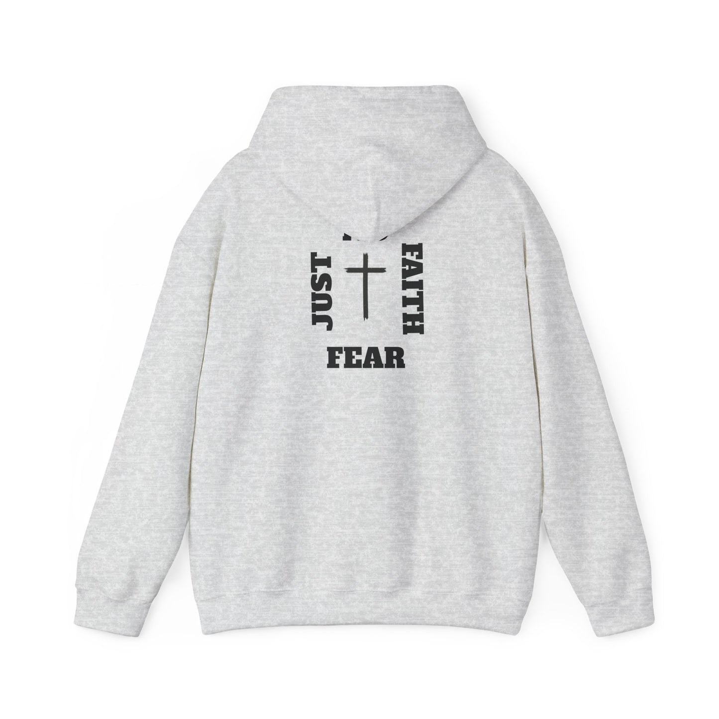 No Fear Just Faith square Unisex Hoodie