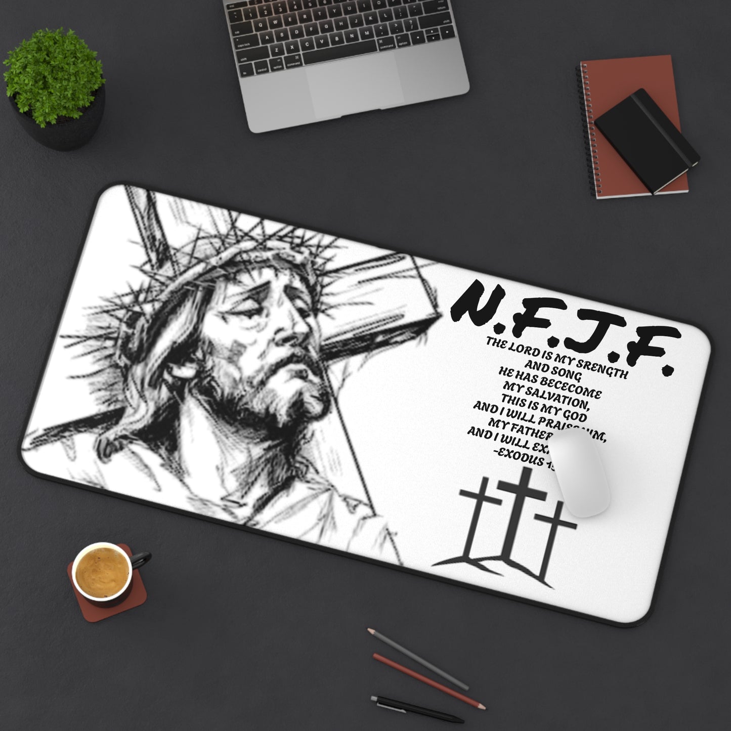 Jesus Desk Mat